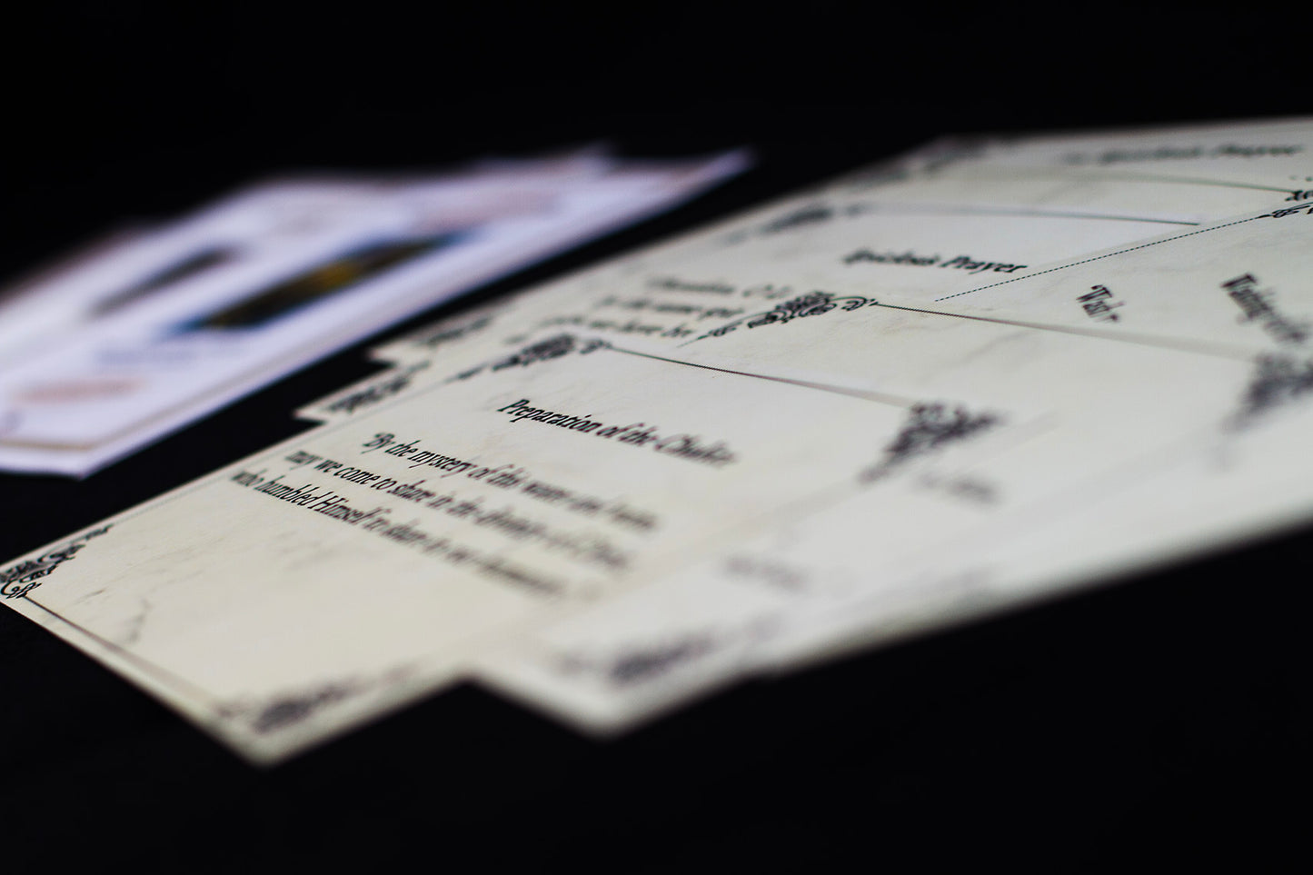 Mass in Detail - Cards