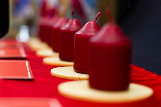 Pentecost - Side Angle - Candle Close Up